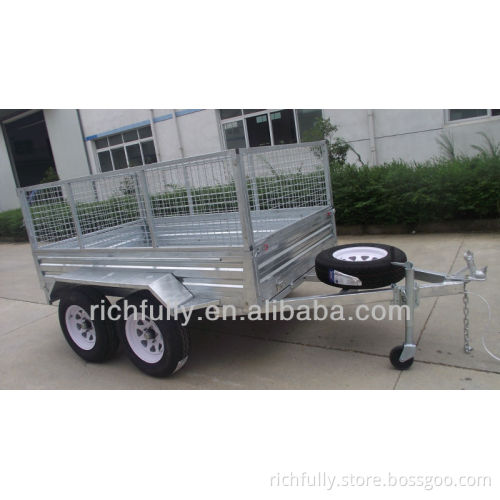 8x5 tandem cage trailer
